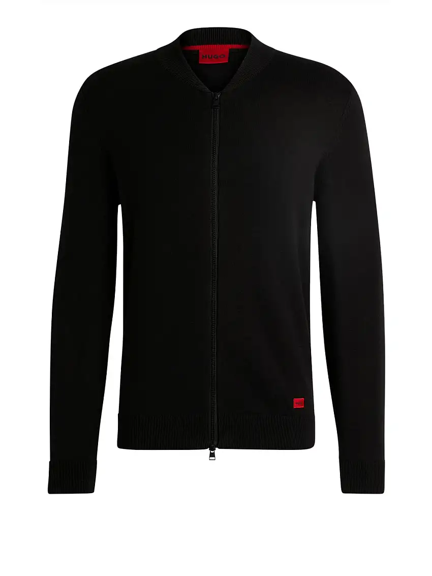 Cardigan Hugo Boss San Jaque da Uomo - Nero