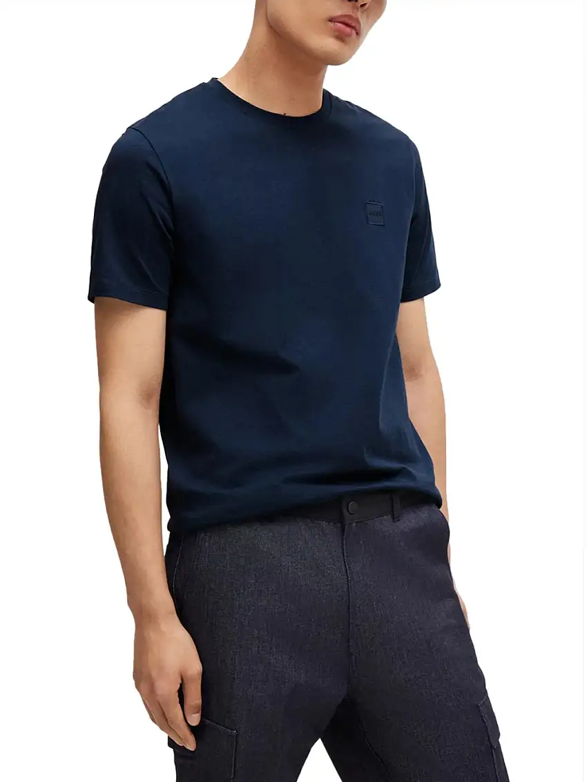 T-shirt Hugo Boss Tales da Uomo - Blu