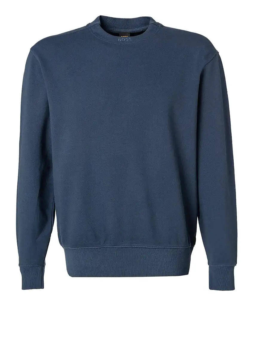 Felpa Hugo Boss We Dye da Uomo - Celeste