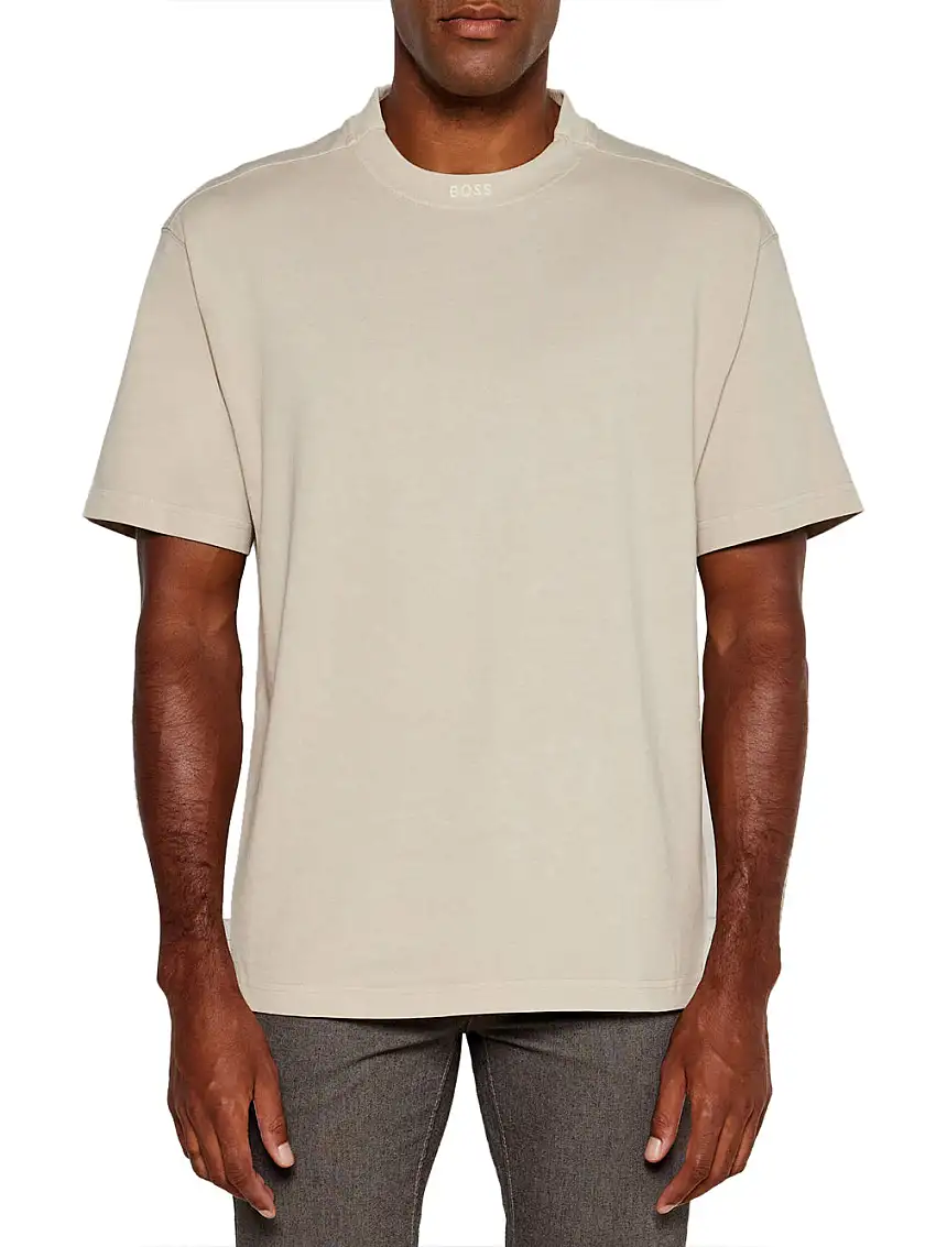 T-shirt Hugo Boss Te Dye da Uomo - Beige