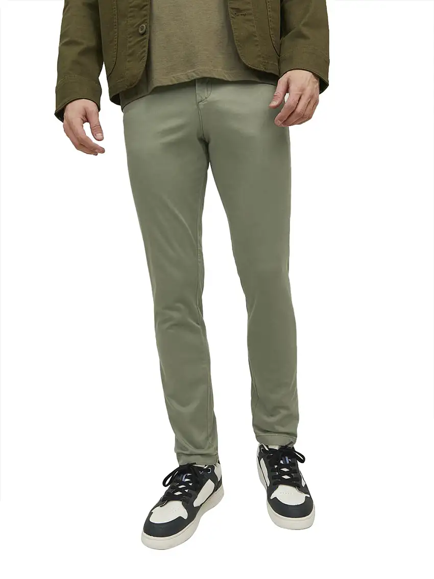 Pantalone Chino Jack e Jones Tmarco Bowie da Uomo - Verde