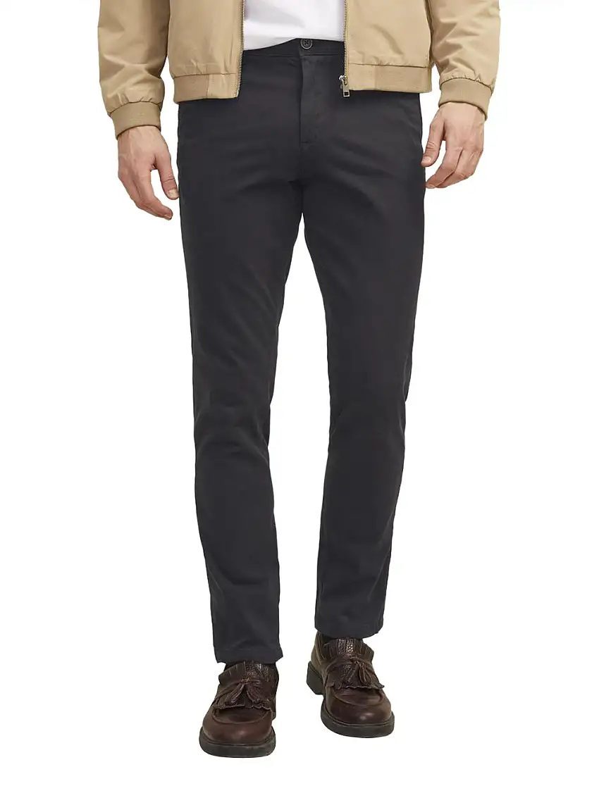 Pantalone Chino Jack e Jones Tmarco Bowie da Uomo - Nero