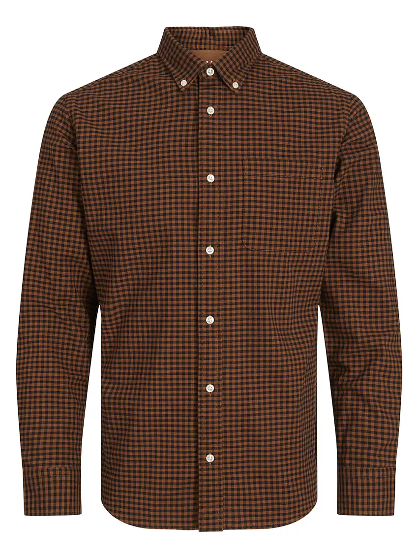 Camicia Jack e Jones da Uomo - Marrone