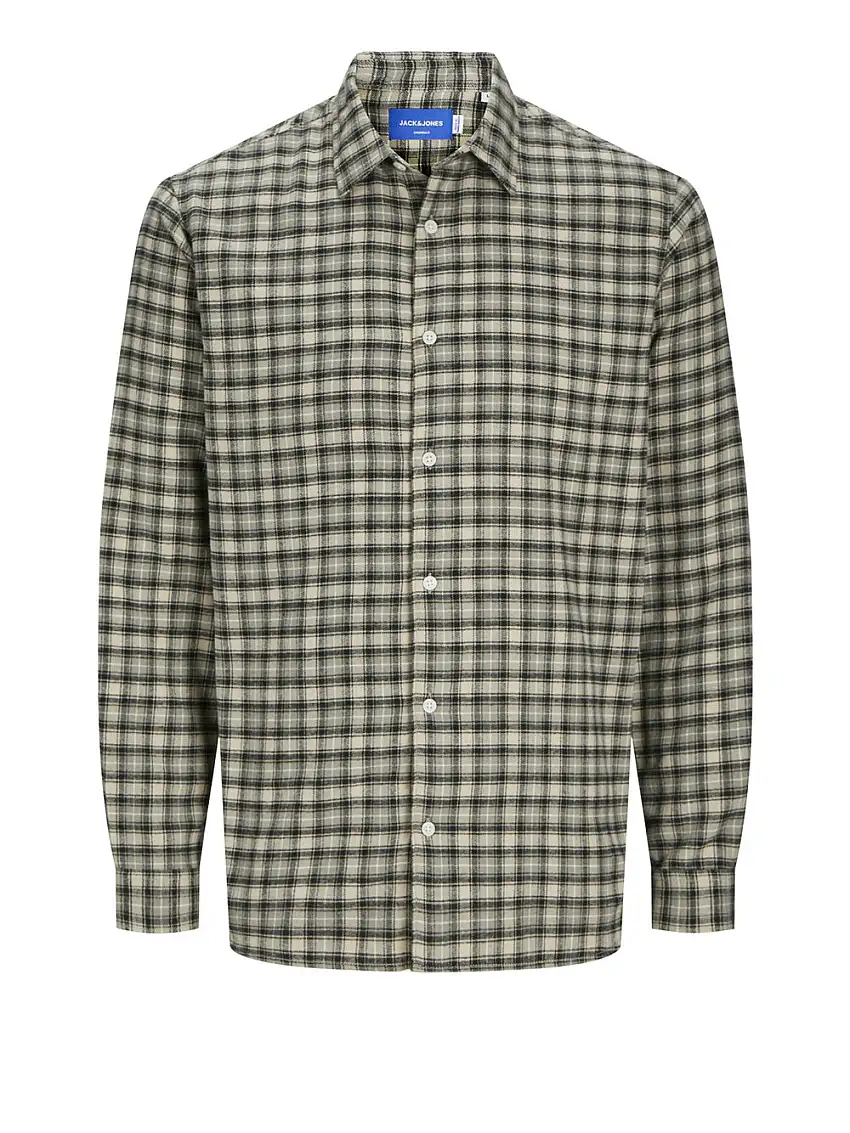 Camicia Casual Jack e Jones Joshua da Uomo - Grigio