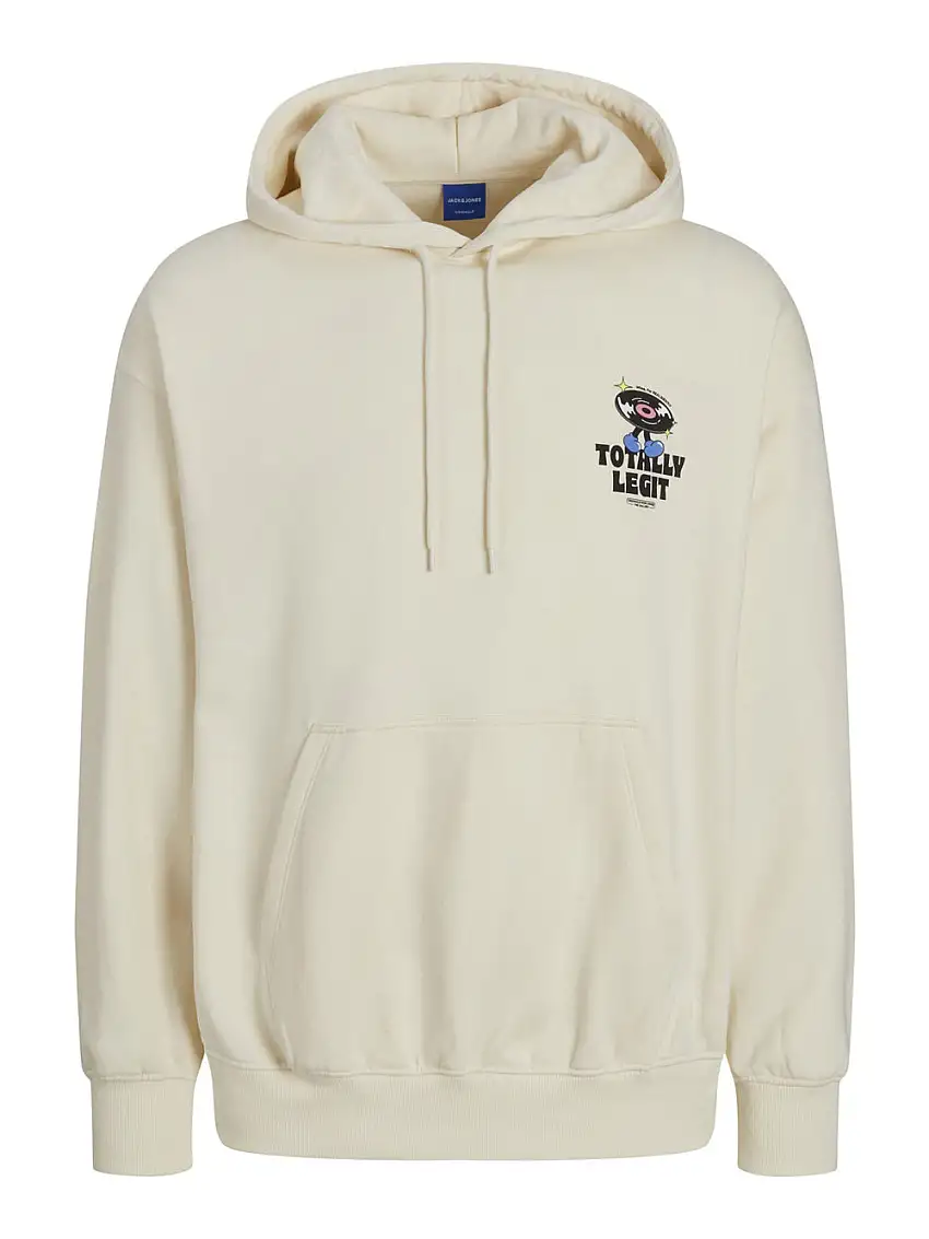 Felpa Cappuccio Jack e Jones da Uomo - Bianco