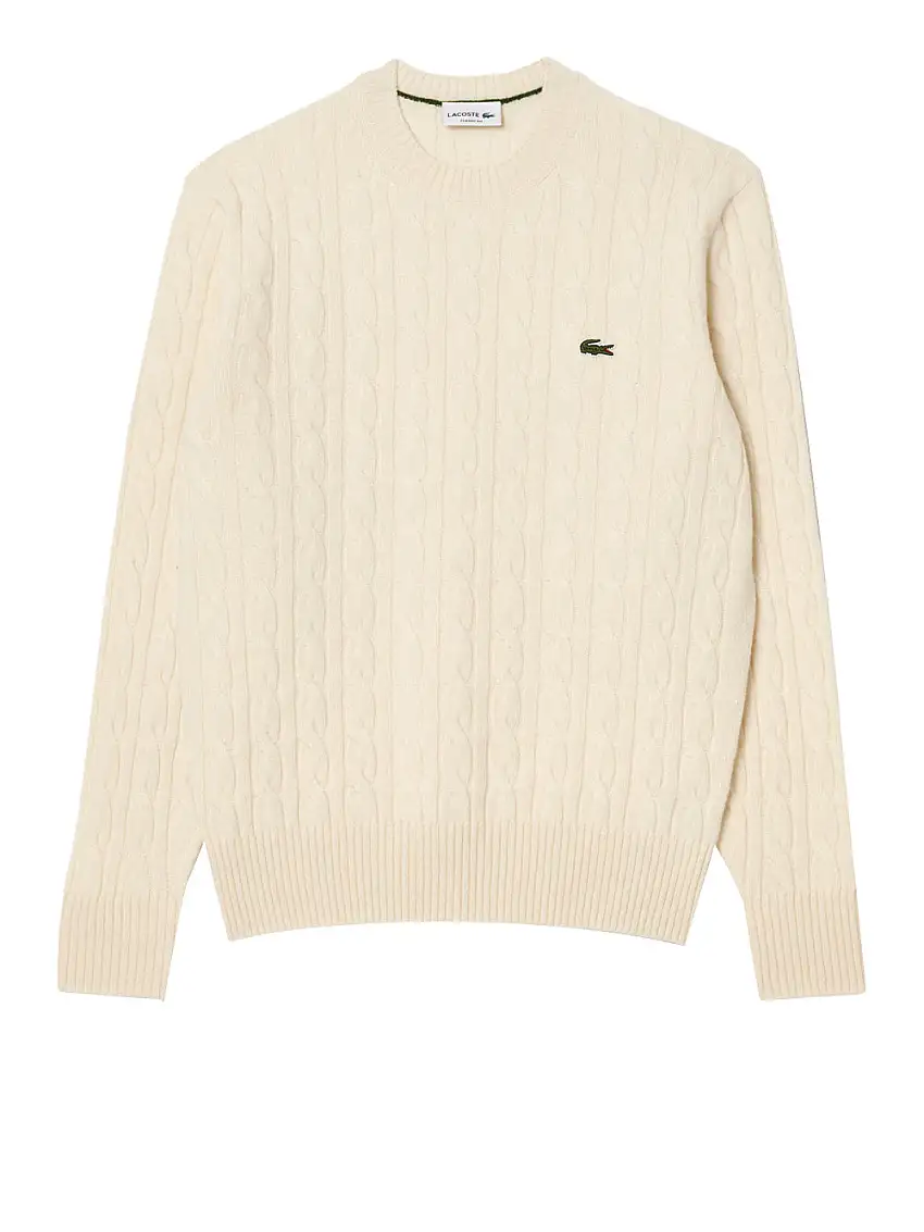 Pullover Lacoste da Uomo - Beige