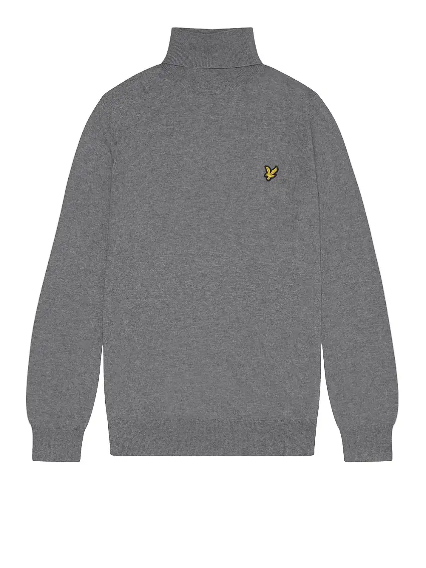 Dolcevita Lyle & Scott Cotton Merino da Uomo - Grigio