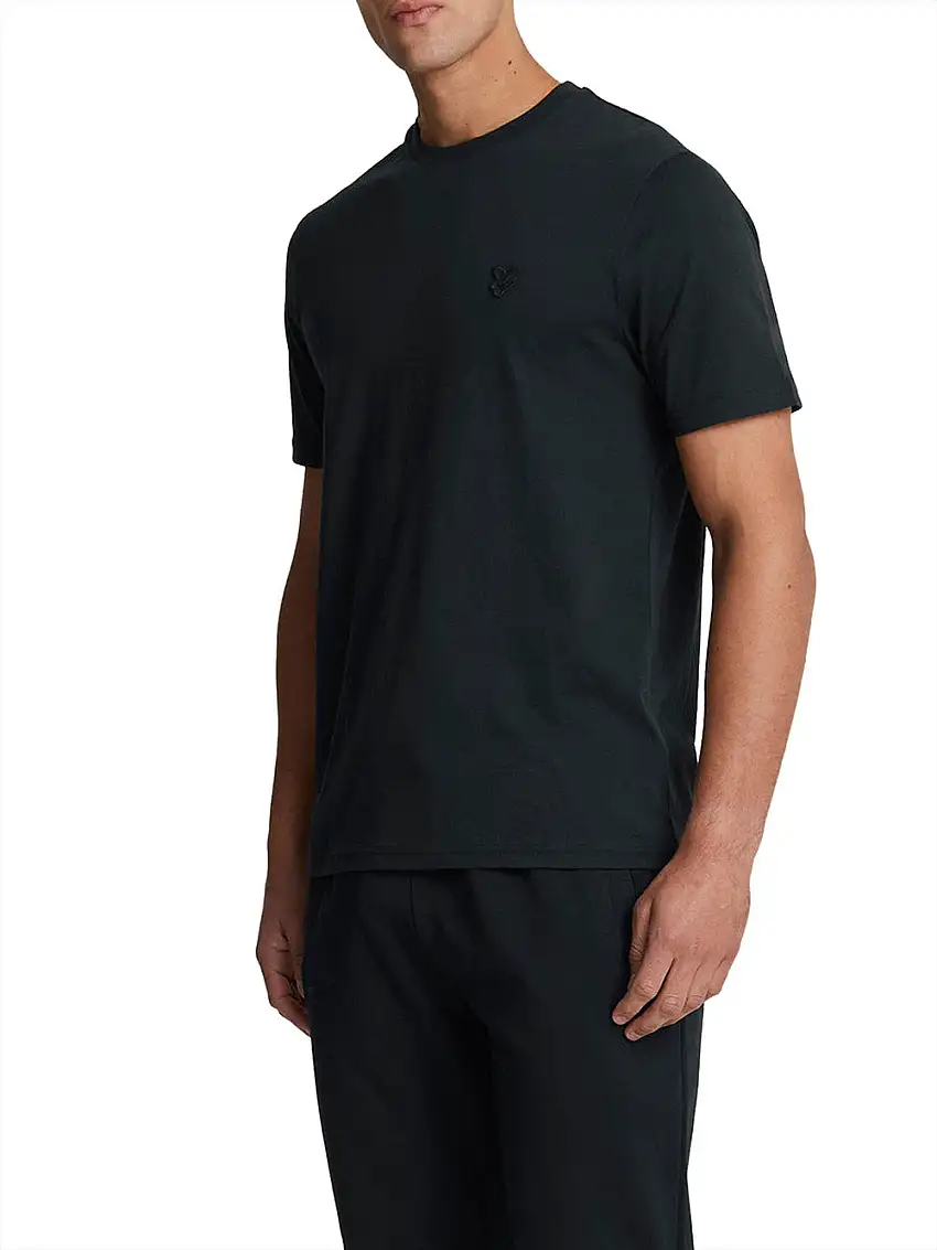 T-shirt Lyle & Scott Tonal Eagle da Uomo - Nero
