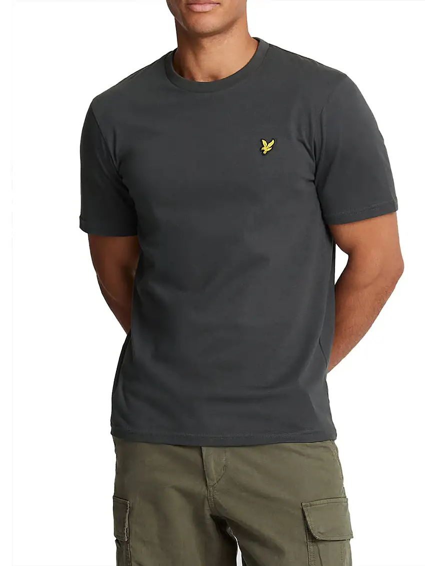 T-shirt Lyle & Scott Plain da Uomo - Grigio