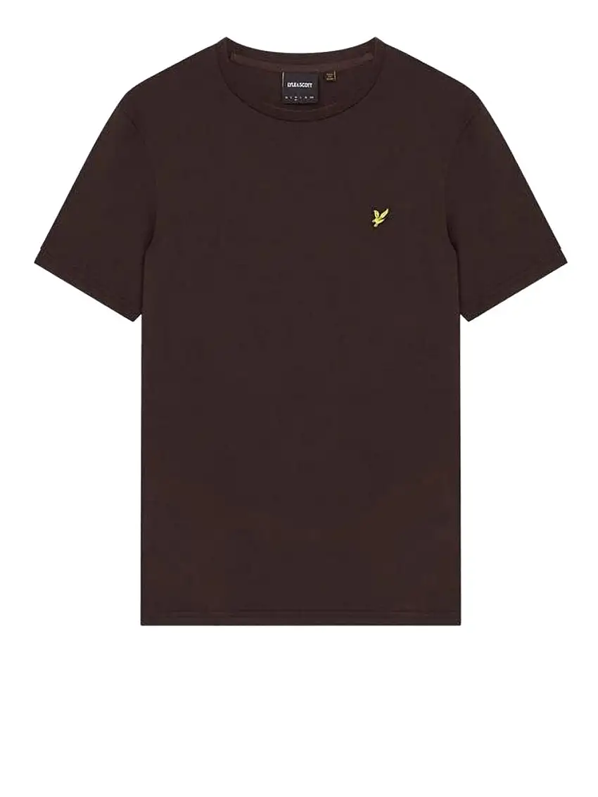 T-shirt Lyle & Scott Plain da Uomo - Marrone