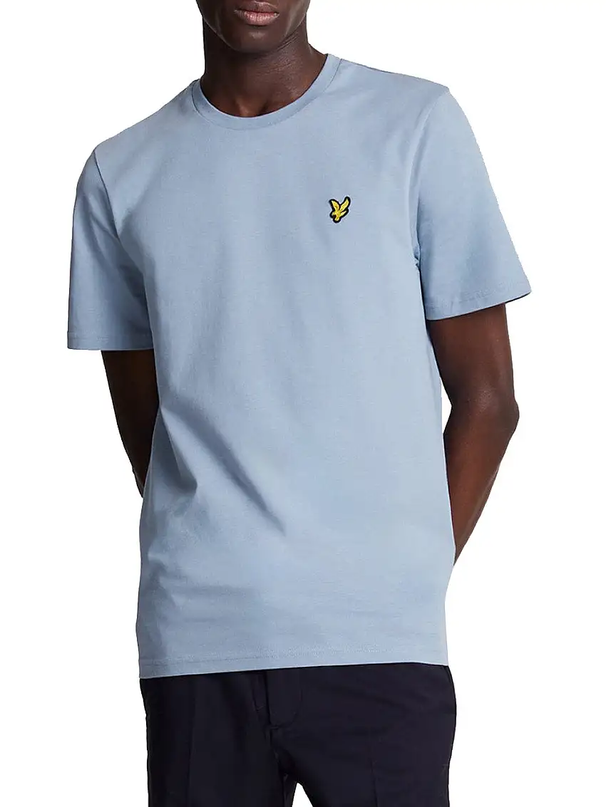 T-shirt Lyle & Scott Plain da Uomo - Celeste