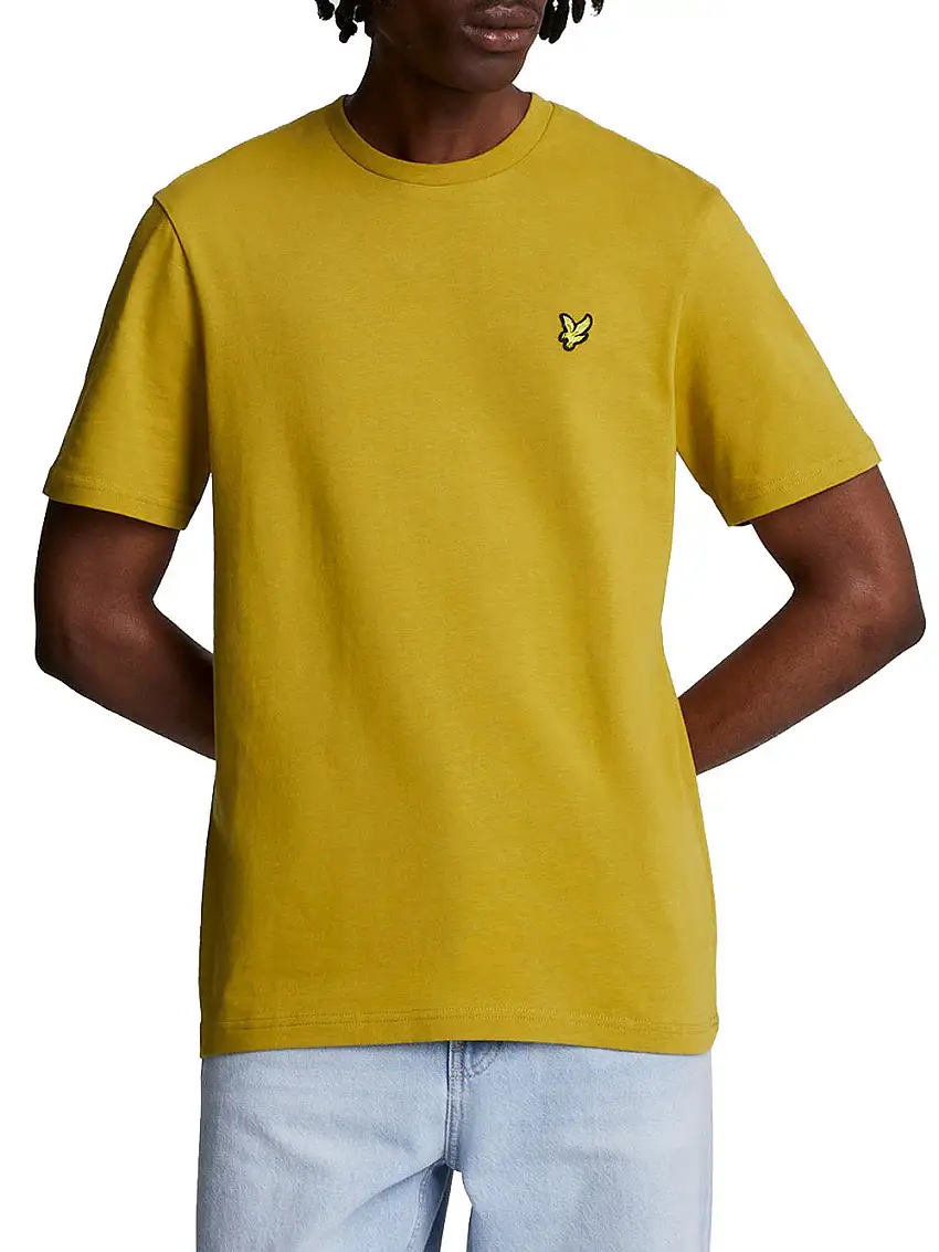 T-shirt Lyle & Scott Plain da Uomo - Giallo