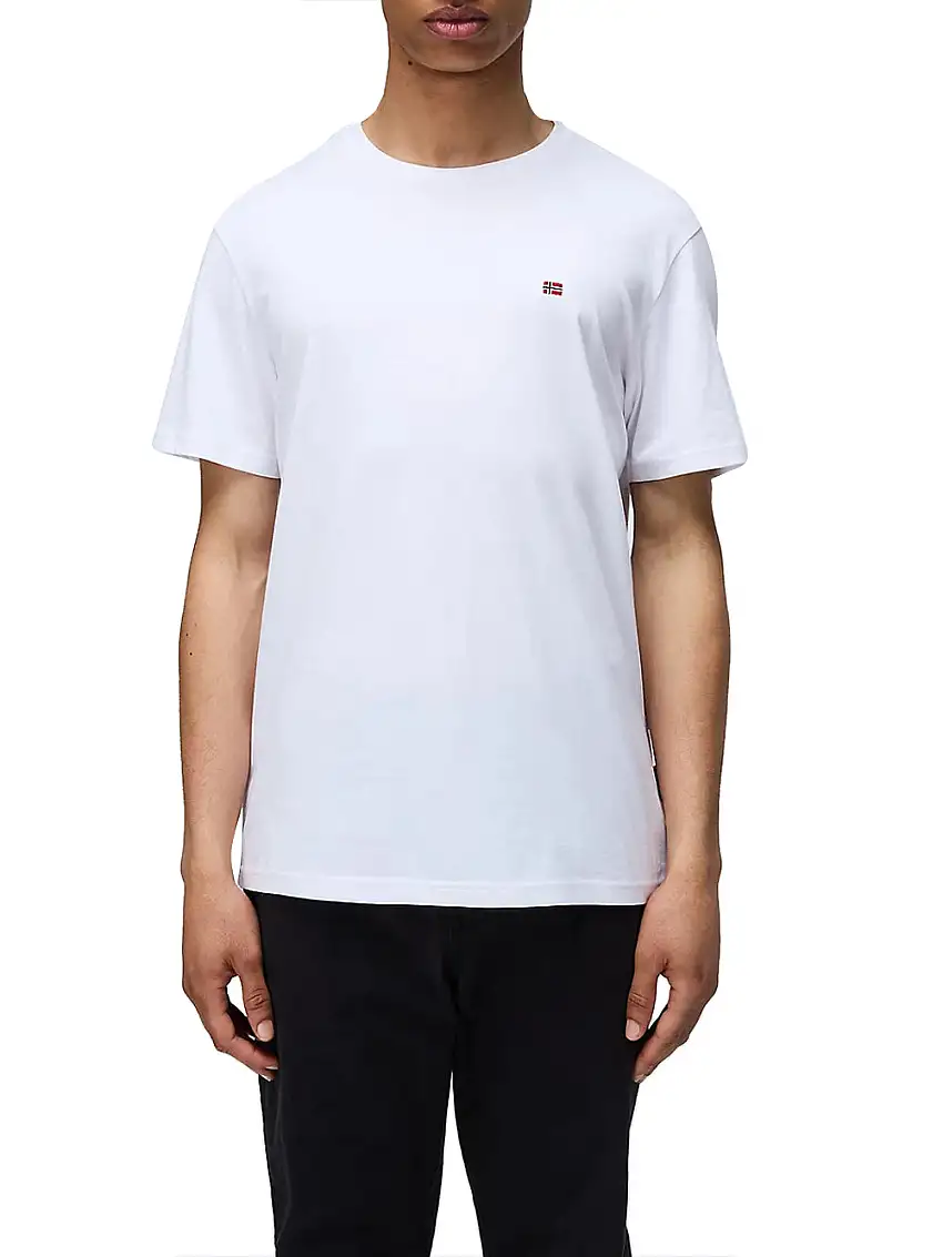 T-shirt Napapijri Salis da Uomo - Bianco