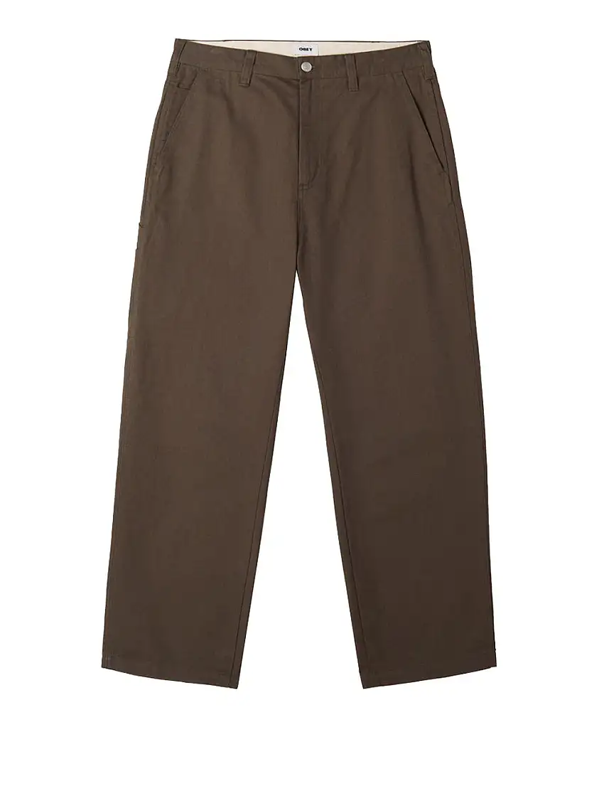 Pantalone Obey Hardwork Carpenter da Uomo - Verde