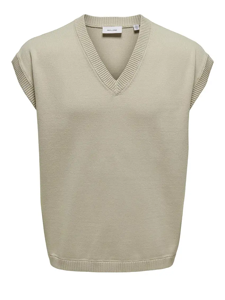 Gilet Only e Sons da Uomo - Avorio