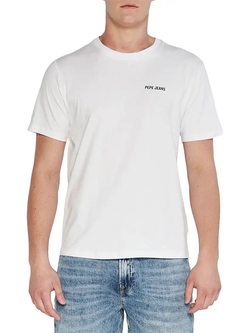 T-shirt Pepe Jeans Armind da Uomo - Bianco