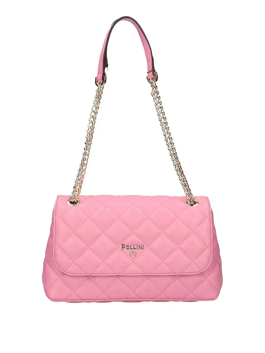 Borsa a Tracolla Pollini Plain da Donna - Rosa