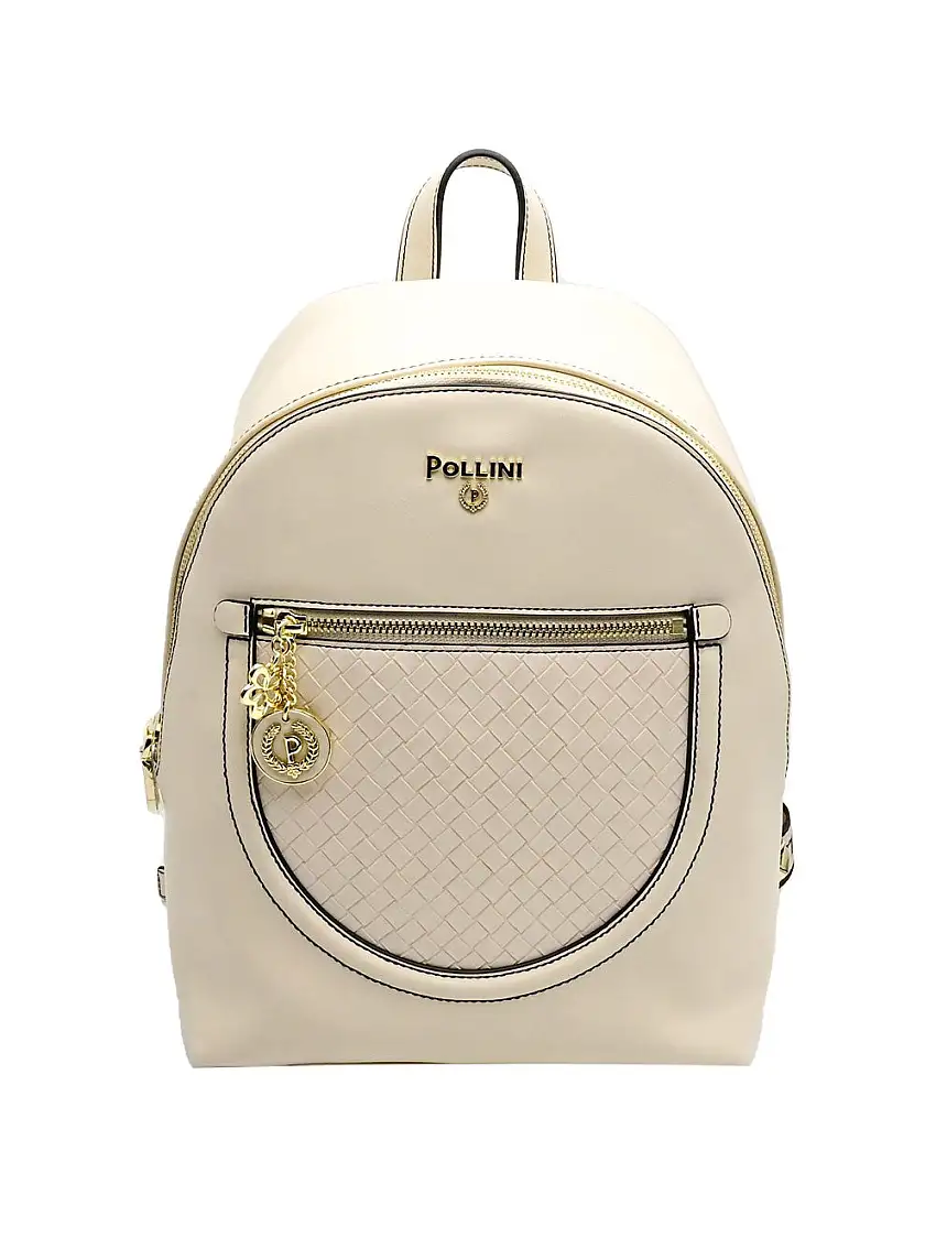 Zaino Pollini Weaving da Donna - Avorio