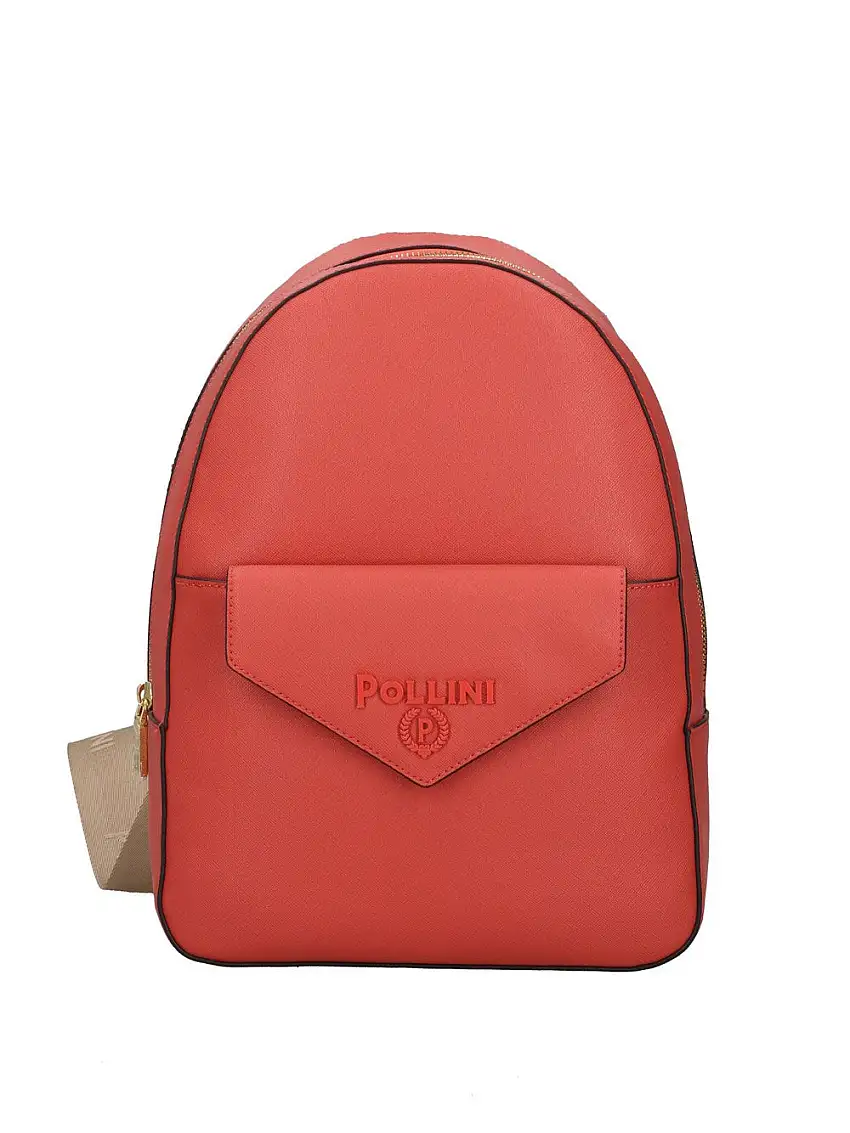 Zaino Pollini Saffiano da Donna - Arancione