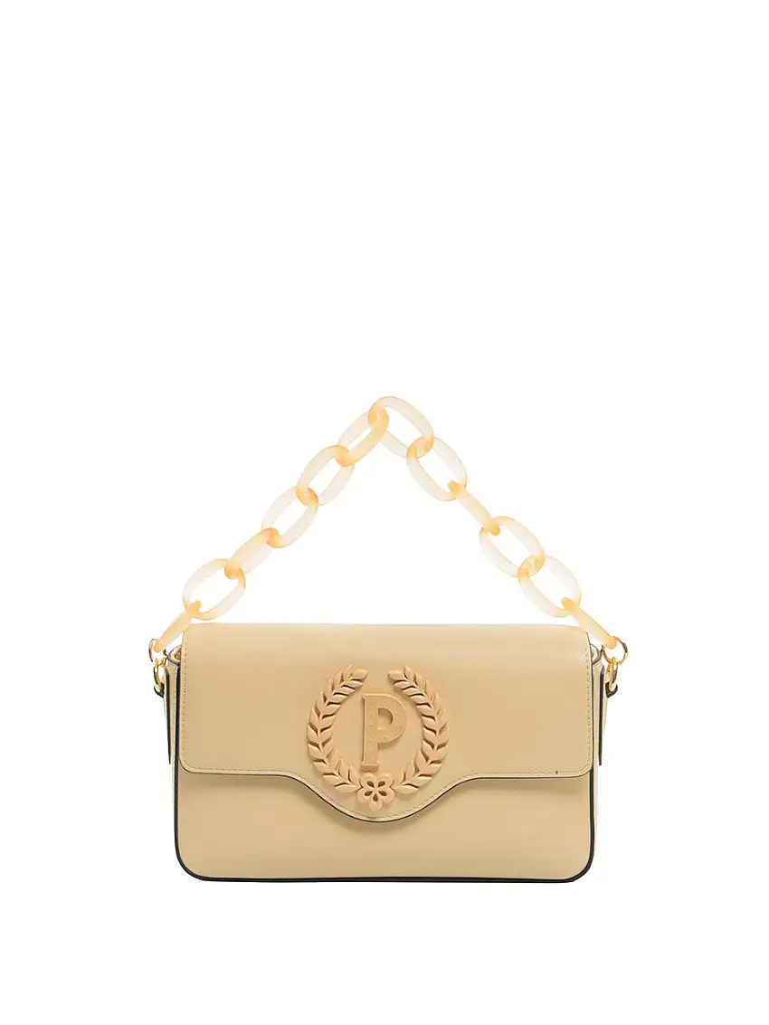 Borsa a Tracolla Pollini Plain da Donna - Beige