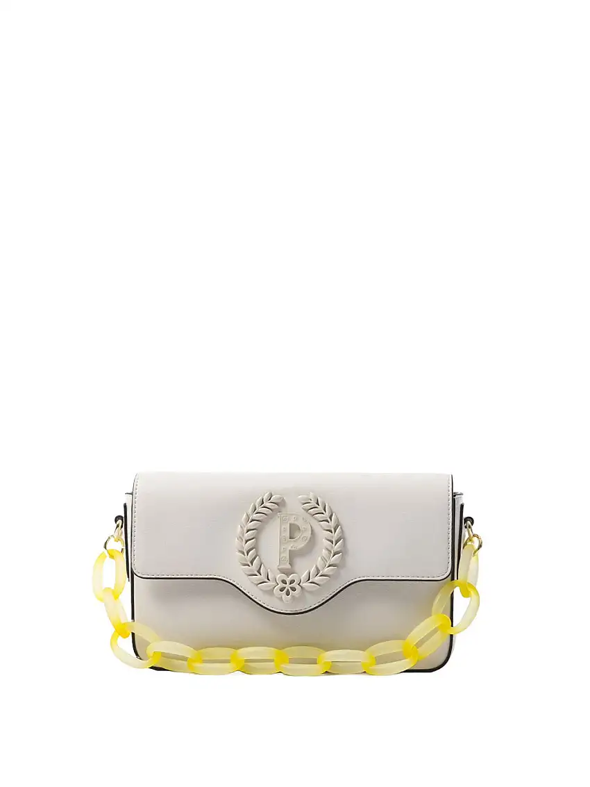 Borsa a Tracolla Pollini Plain Pu da Donna - Avorio