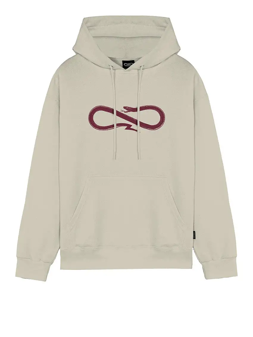 Felpa Cappuccio Propaganda Logo Og da Uomo - Beige