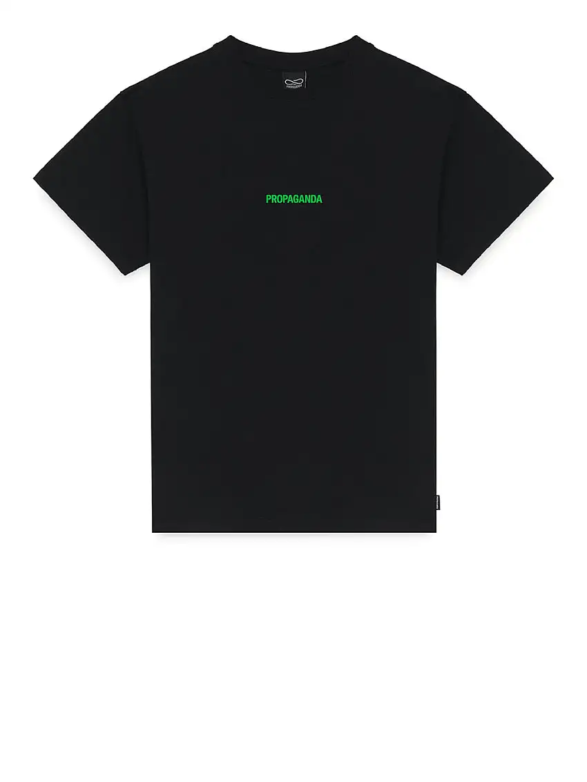 T-shirt Propaganda Ribs Snake da Uomo - Nero