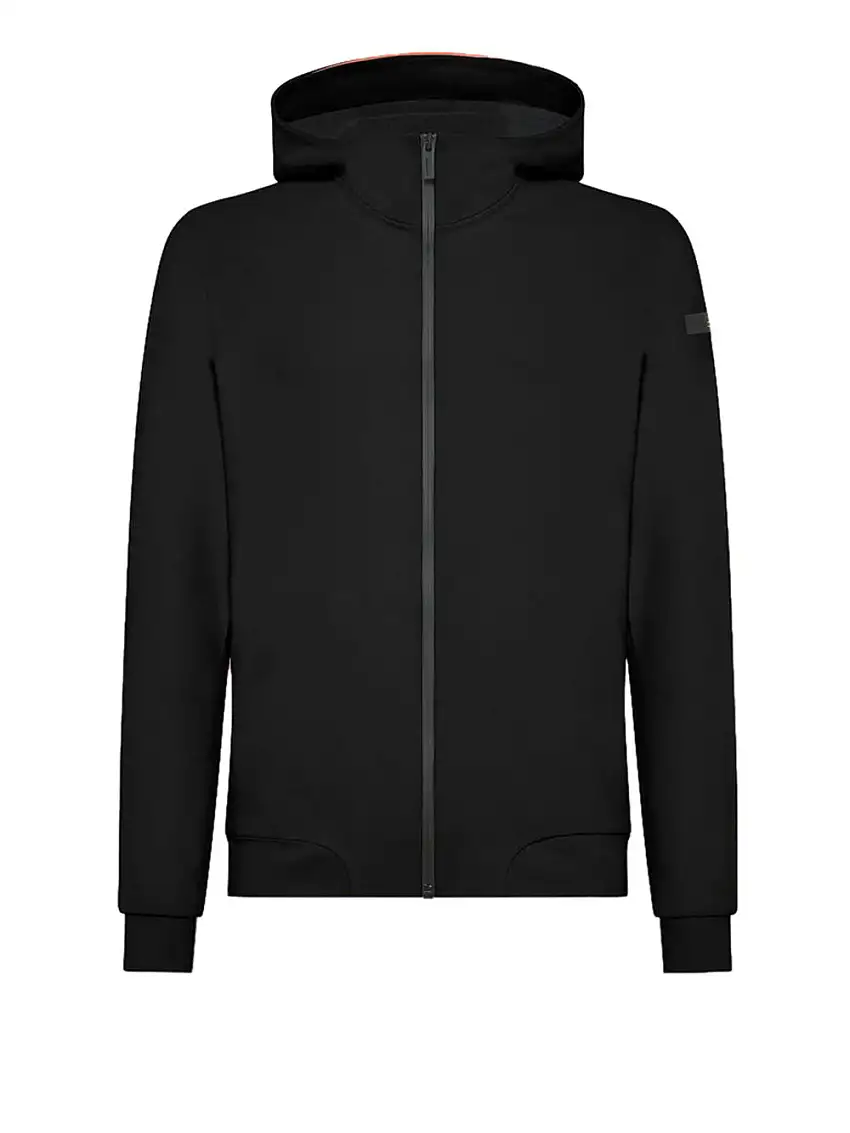 Felpa Zip Rrd Dream Fleece Superflex da Uomo - Nero