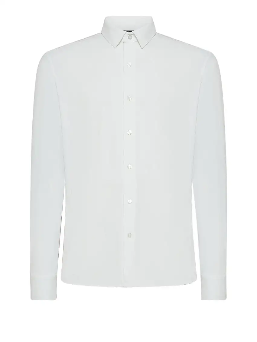 Camicia Classica Rrd Oxford Open da Uomo - Bianco