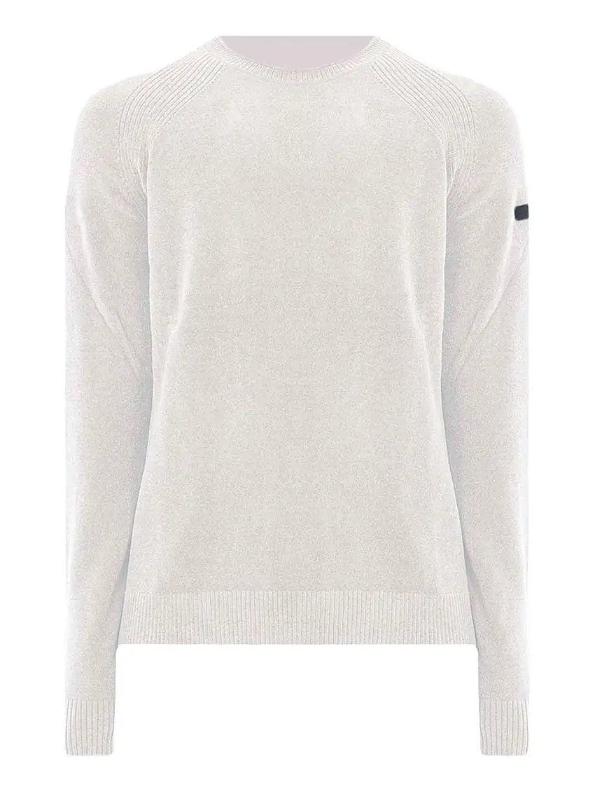 Pullover Rrd Velvet Round Knit da Uomo - Grigio