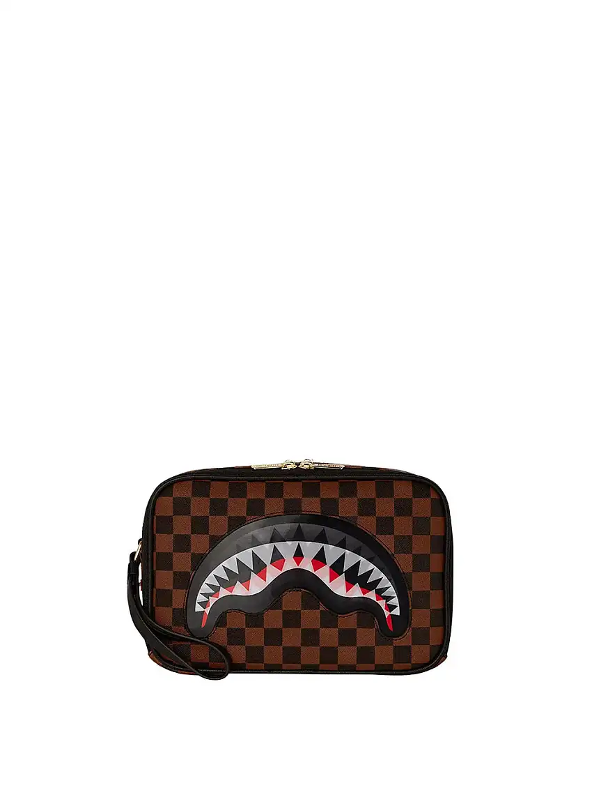 Borsa Pochette Sprayground Lenticular Chomp Unisex - Marrone Nero