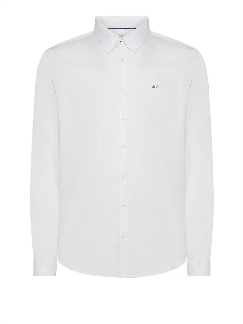 Camicia Classica Sun68 Small Collar da Uomo - Bianco