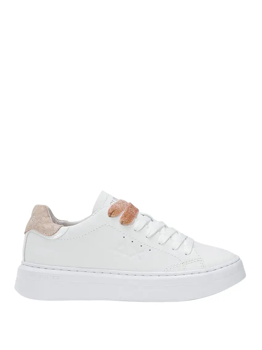 Sneakers Sun68 Grace Leather da Donna - Bianco