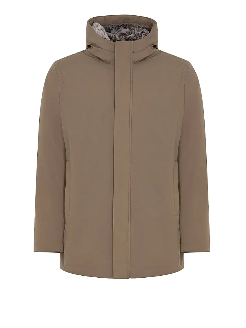 Parka Suns Gransasso Fur da Uomo - Beige