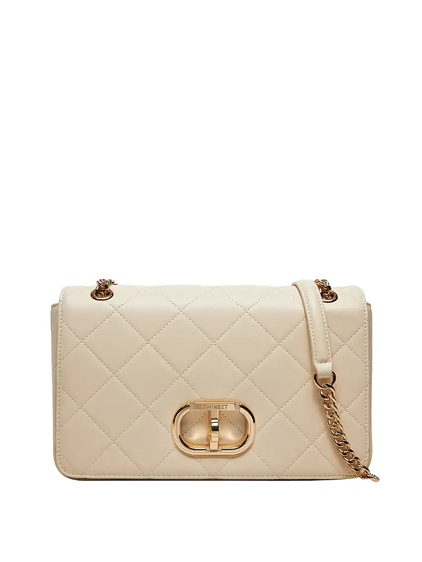 Borsa a Tracolla Twin Set Grande da Donna - Bianco