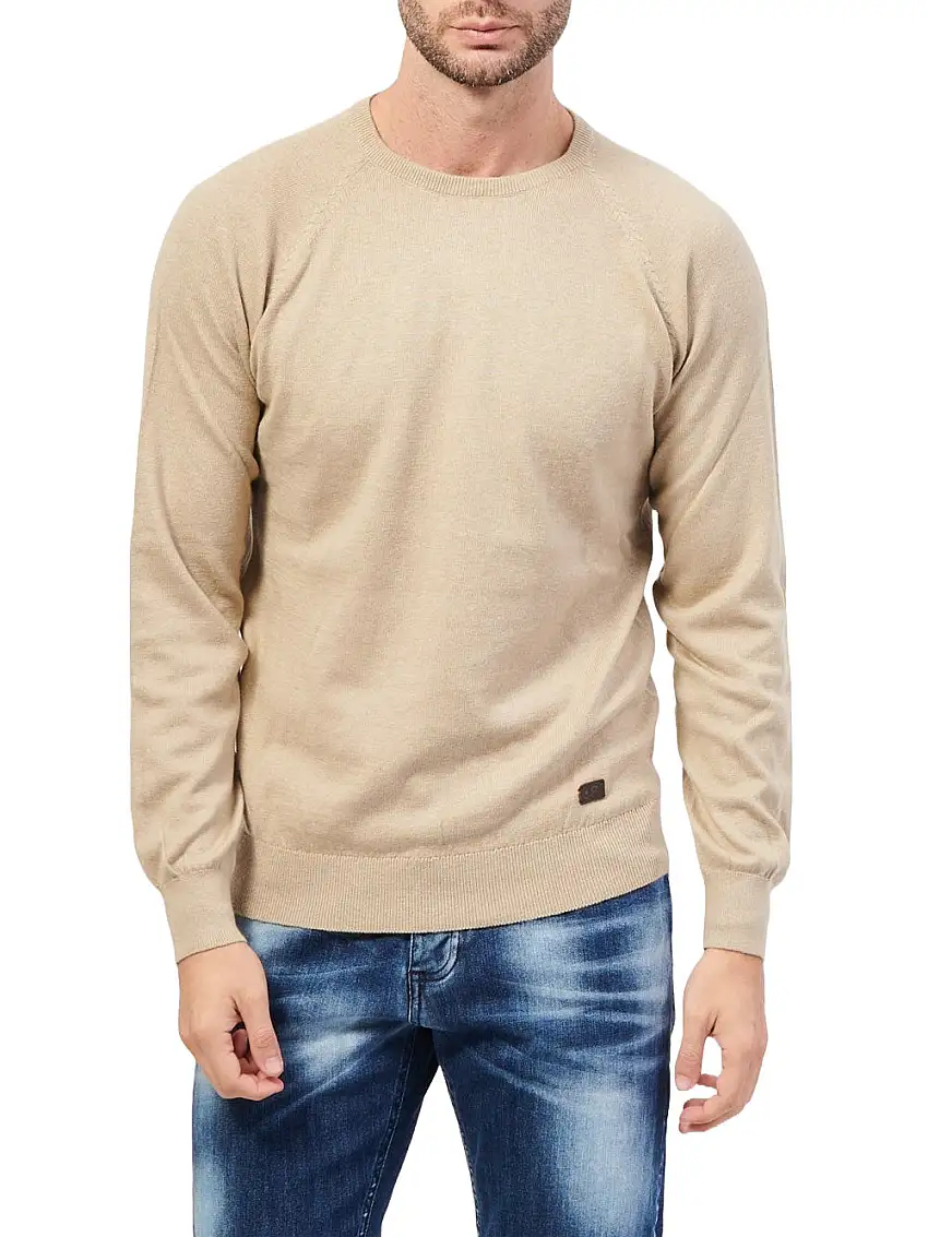 Pullover Yes Zee da Uomo - Beige