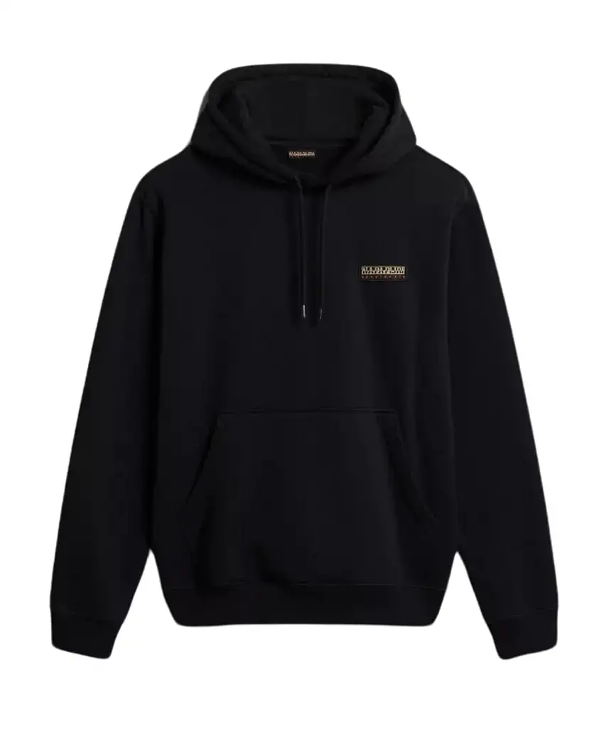 Napapijri Hoodie Iaato Cotone Nero