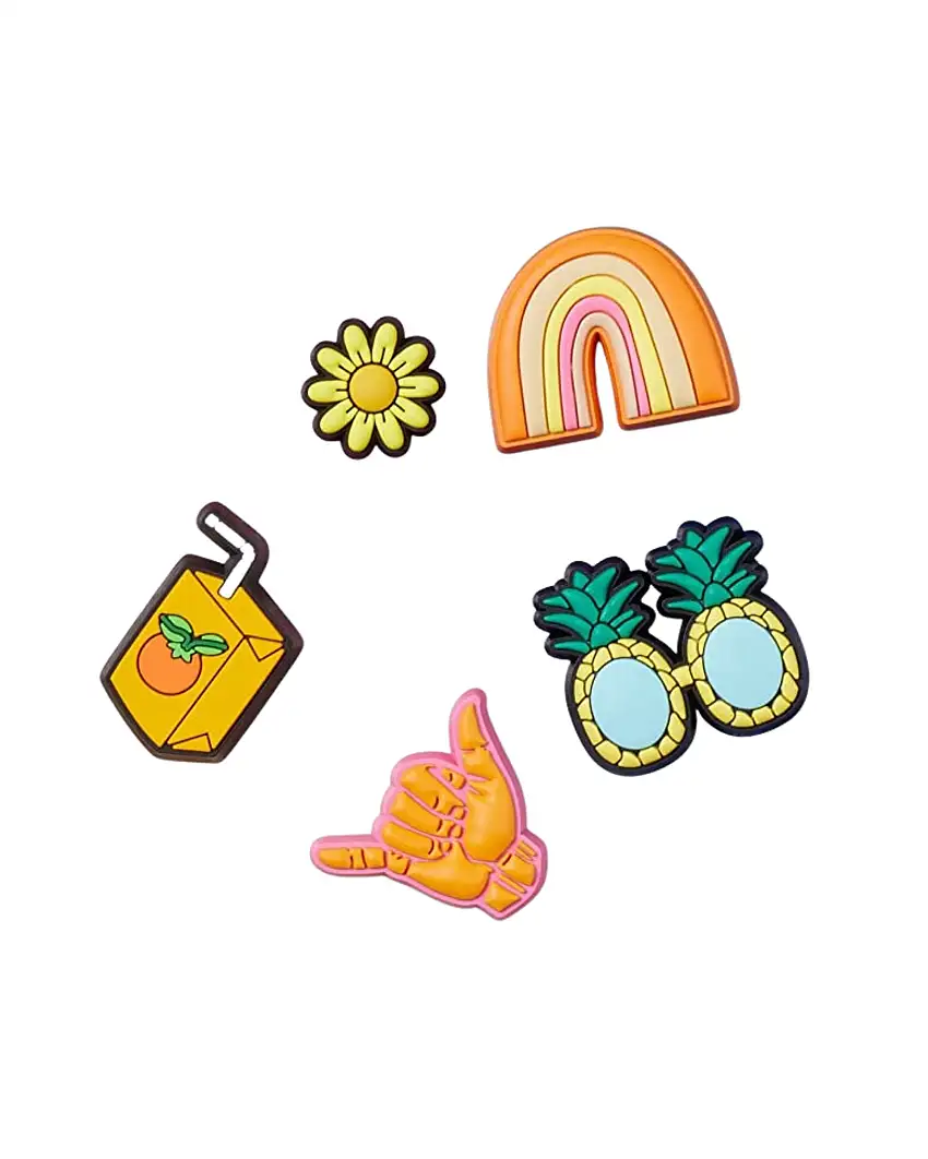 Crocs Accessori Decorazioni per Ciabatte Arancione