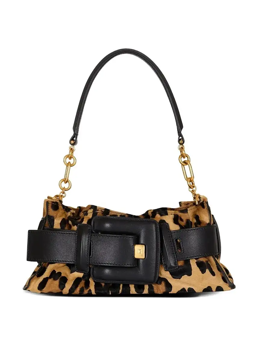 Borsa Mini-leopard Pony E Pelle Di Vitello 67147088