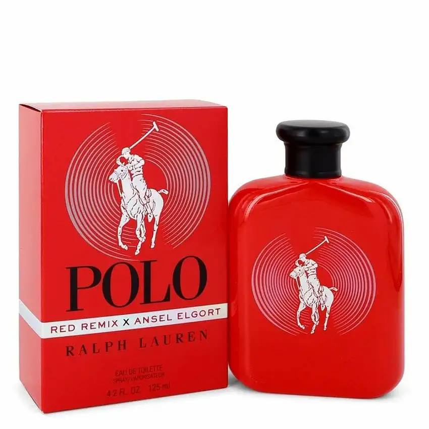 Profumo Uomo Ralph Lauren EDT Polo Red Remix & Ansel Elgort 125 ml 57123406