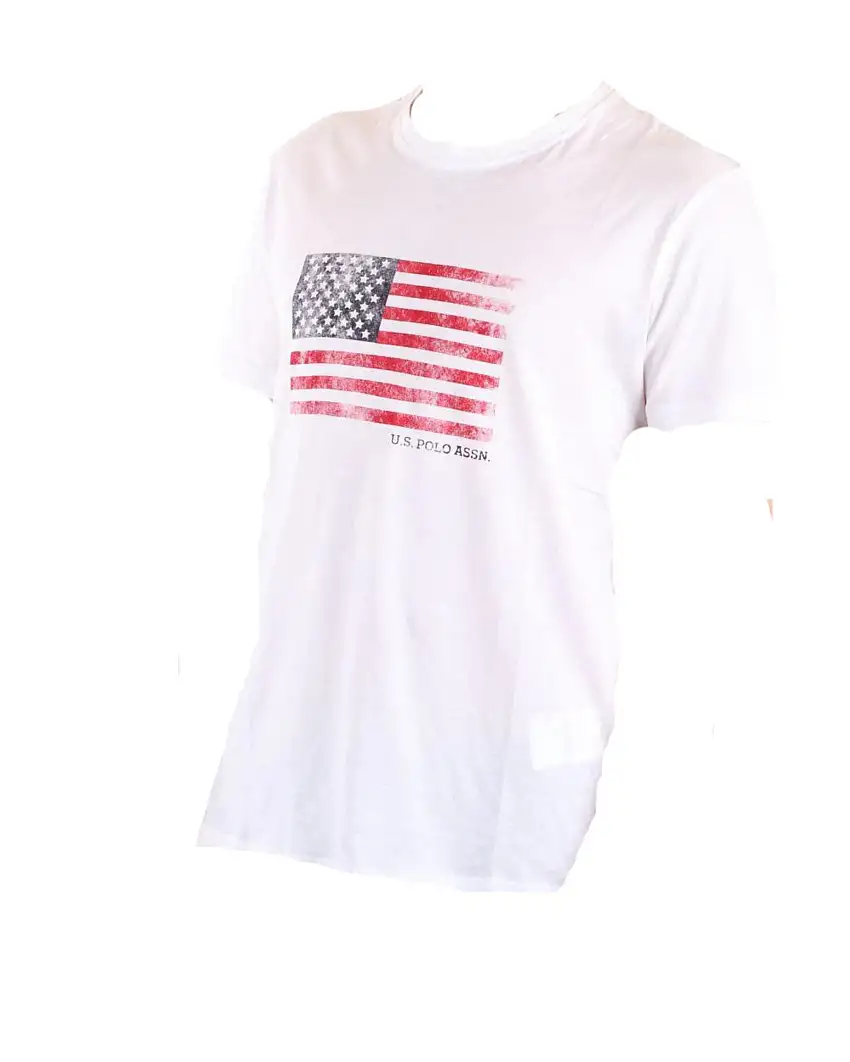 U.S. Polo Assn. T-Shirt Mick 51520 Cotone Bianco