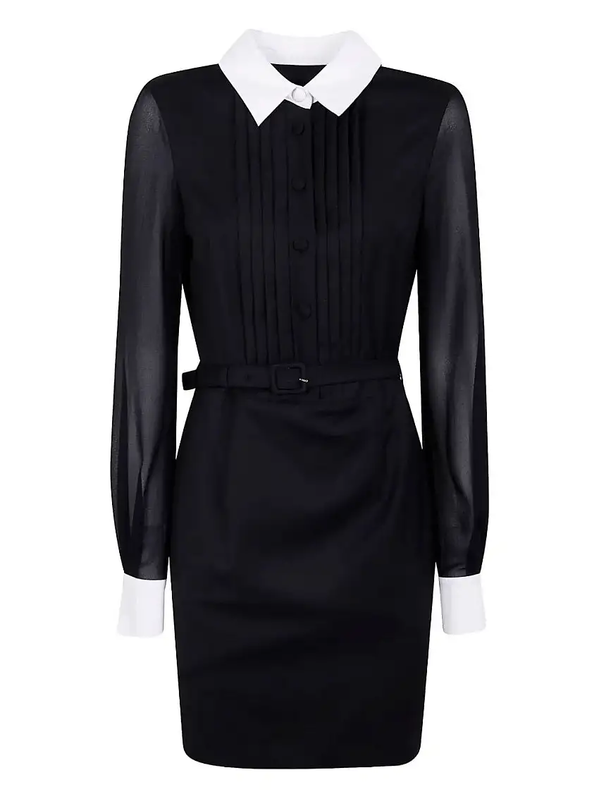 Brig Abito In Georgette Di Lana Fresca 35963952