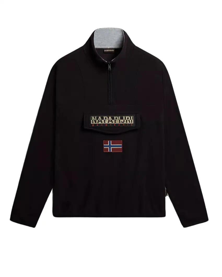 Napapijri Giubbino Burgee Senza Cappuccio Nero