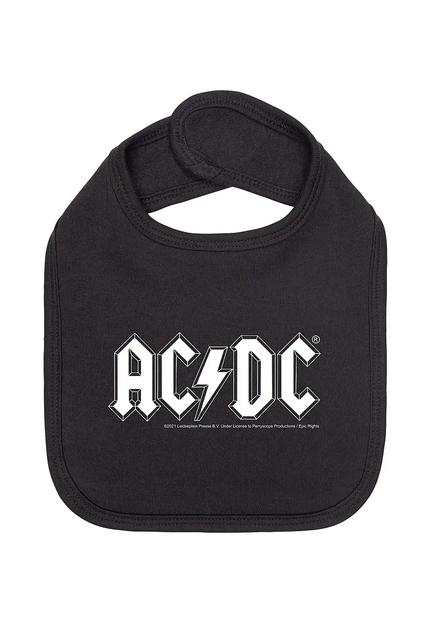 AC/DC - Logo Black/White - Bavaglino