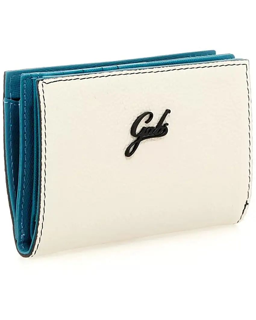 Gabs Portamonete Zip Carte Bianco Donna
