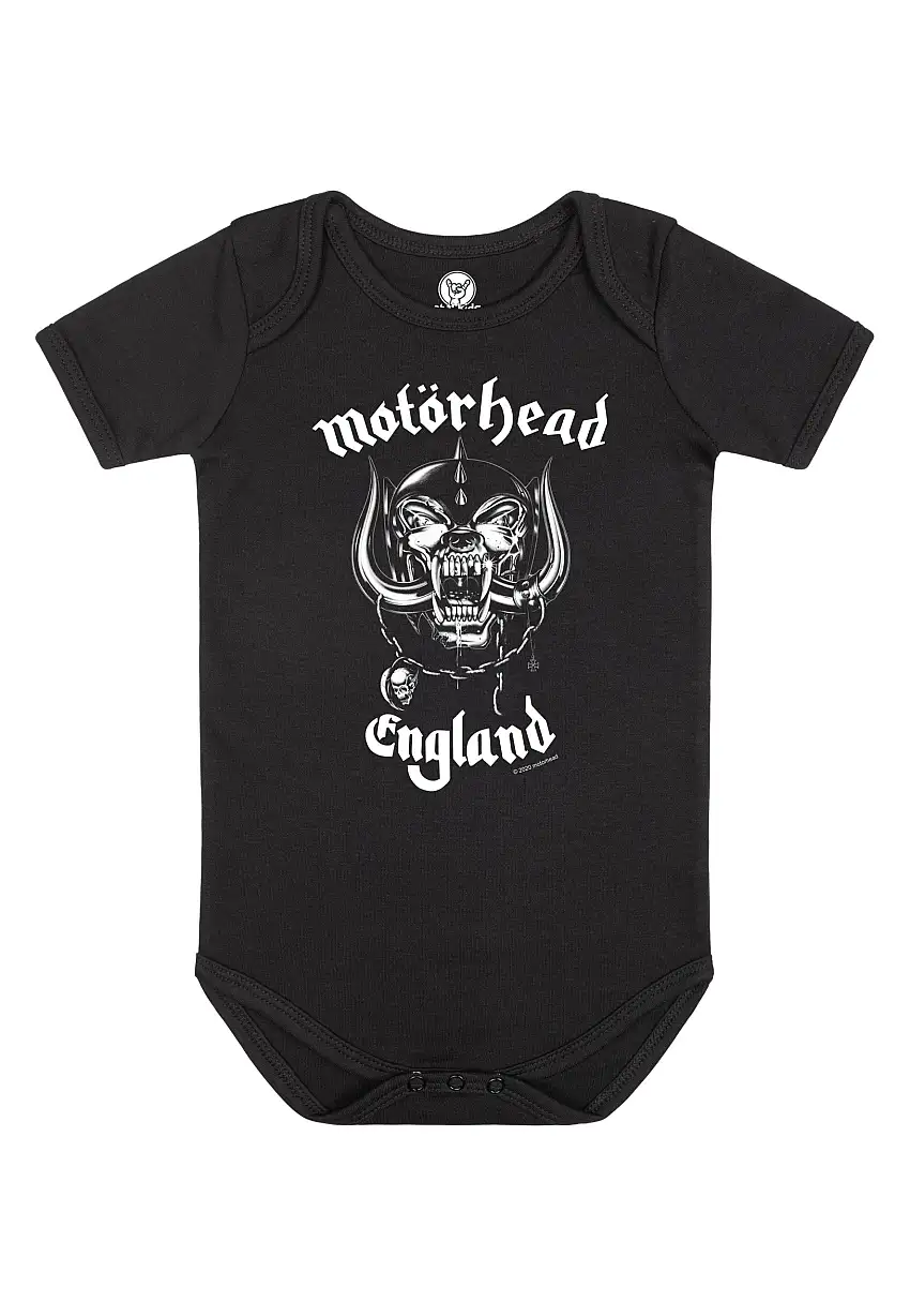Motörhead - England Babygrow Black/White - Bodysuit