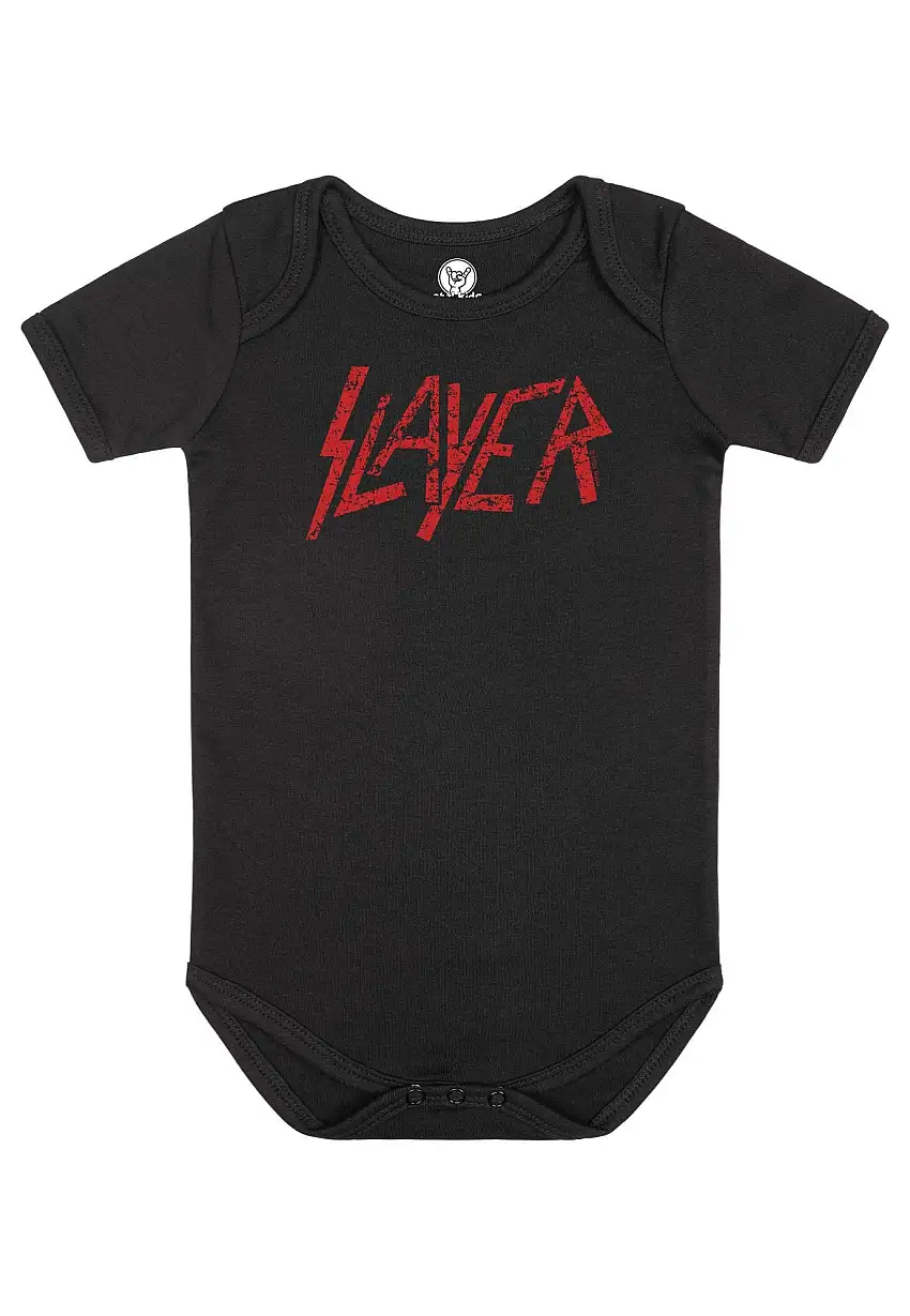 Slayer - Logo Babygrow Black/Red - Bodysuit