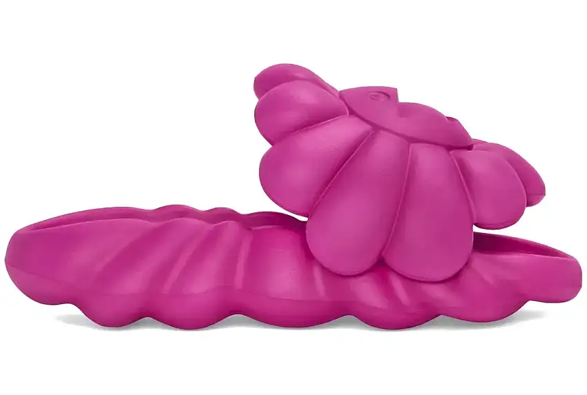 Takashi Murakami Ohana Full-Bloom Slide Raspberry Rose