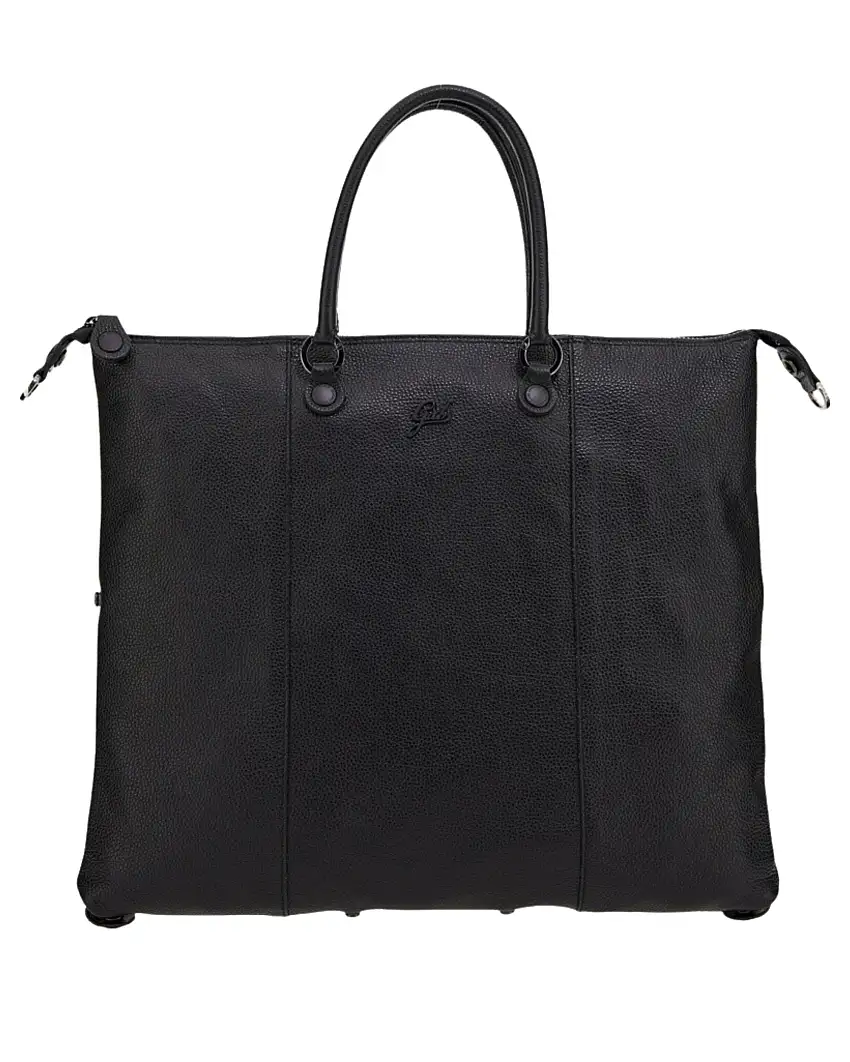 Gabs Borsa Zaino Trasformabile Hobo Shopper Tote Bauletto Nero in Pelle