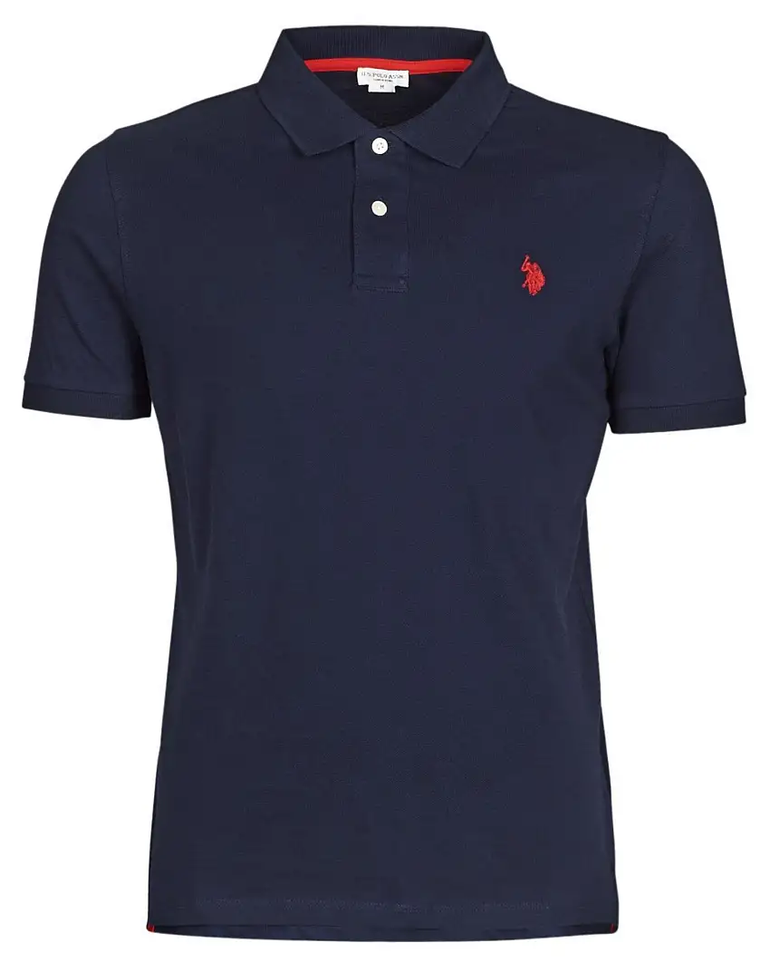 U.S. Polo Assn. Maglietta Polo King in Cotone Blu Navy